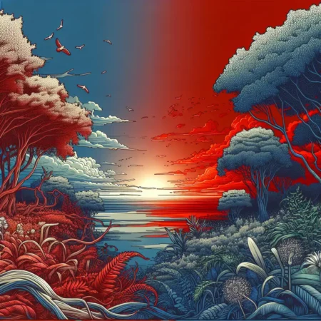 Langit Merah Saat Matahari Terbenam: Fenomena atau Polusi?