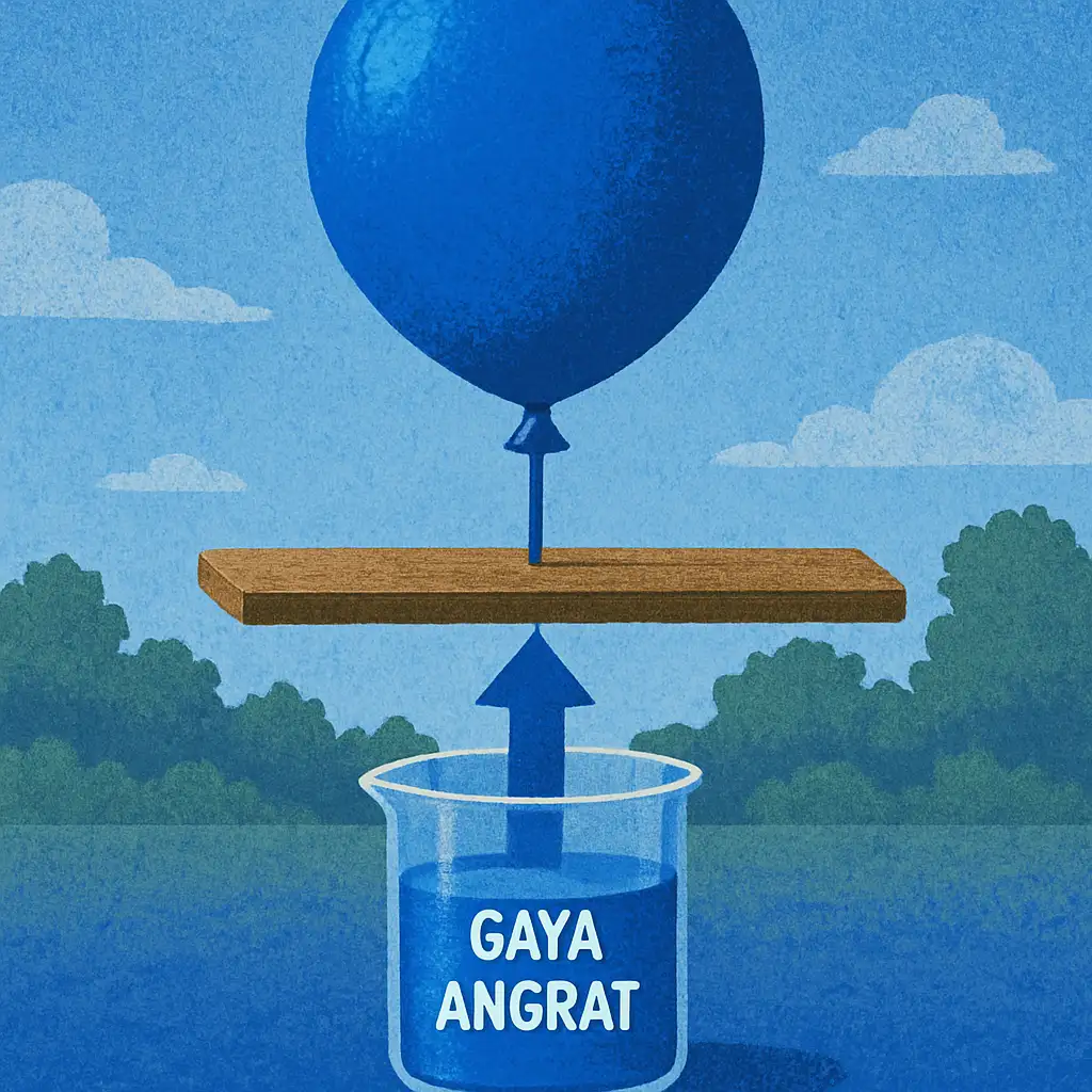 Percobaan dengan Balon dan Gaya Angkat